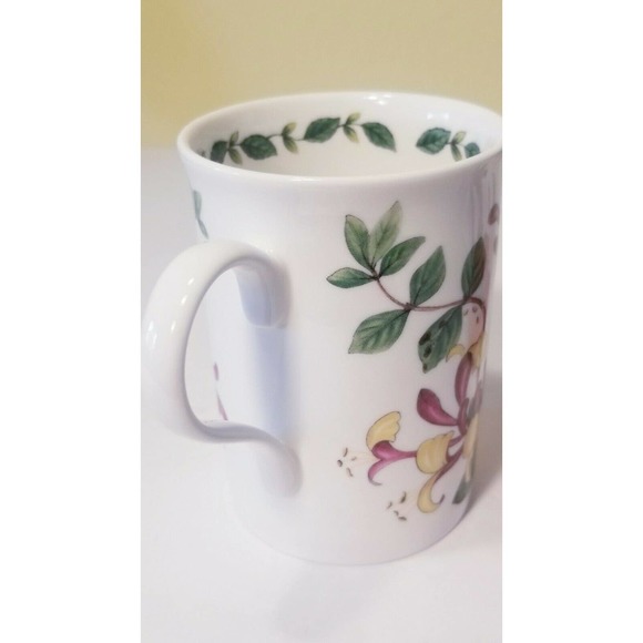 2 FINE BONE CHINA mugs MADE IN ENGLAND by Roy Kirkham and Crown Trend NR Mint - Picture 8 of 12
